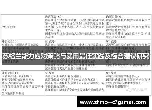 苏格兰能力应对策略与实用最佳实践及综合建议研究